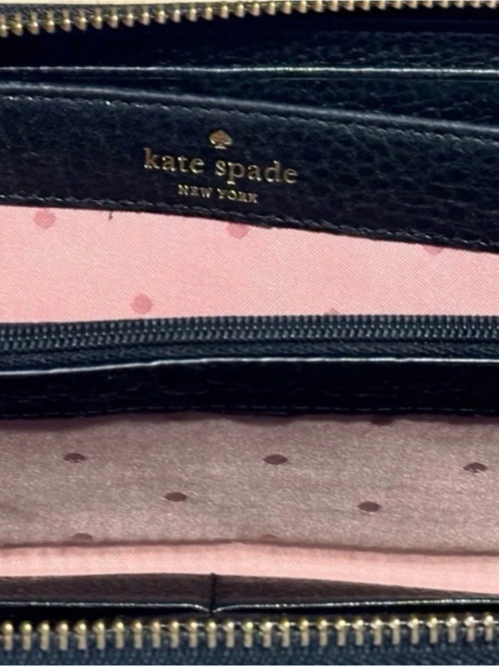 KATE SPADE 2pc Matching Set Bundle Large Purse Turn-lock Purse & Wallet